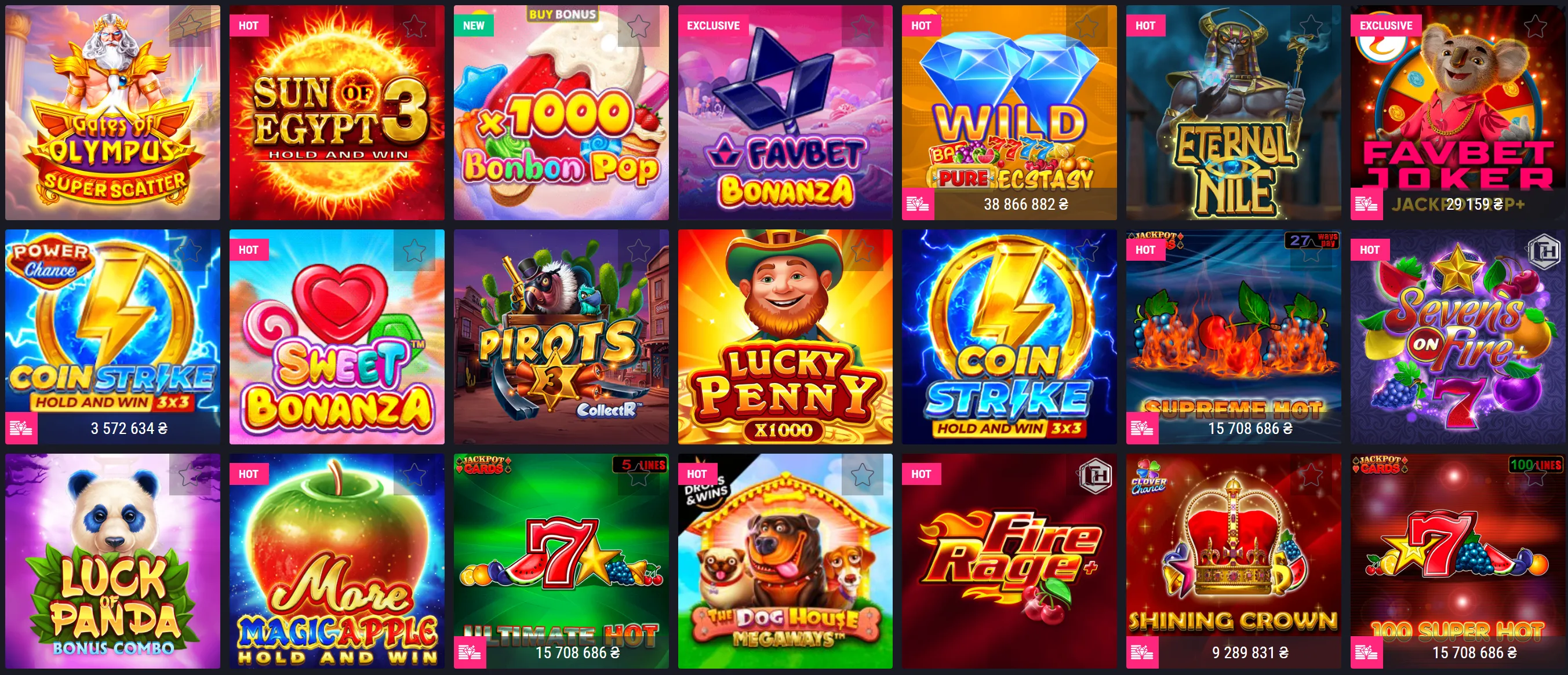 wyns casino popular games